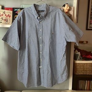 Ralph Lauren Plaid short sleeve shirt 3XLT